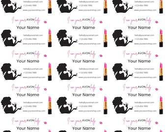 325 X Etichette Profumate Avon Matte Per Il Tuo Ordine Grazie - Foto 3