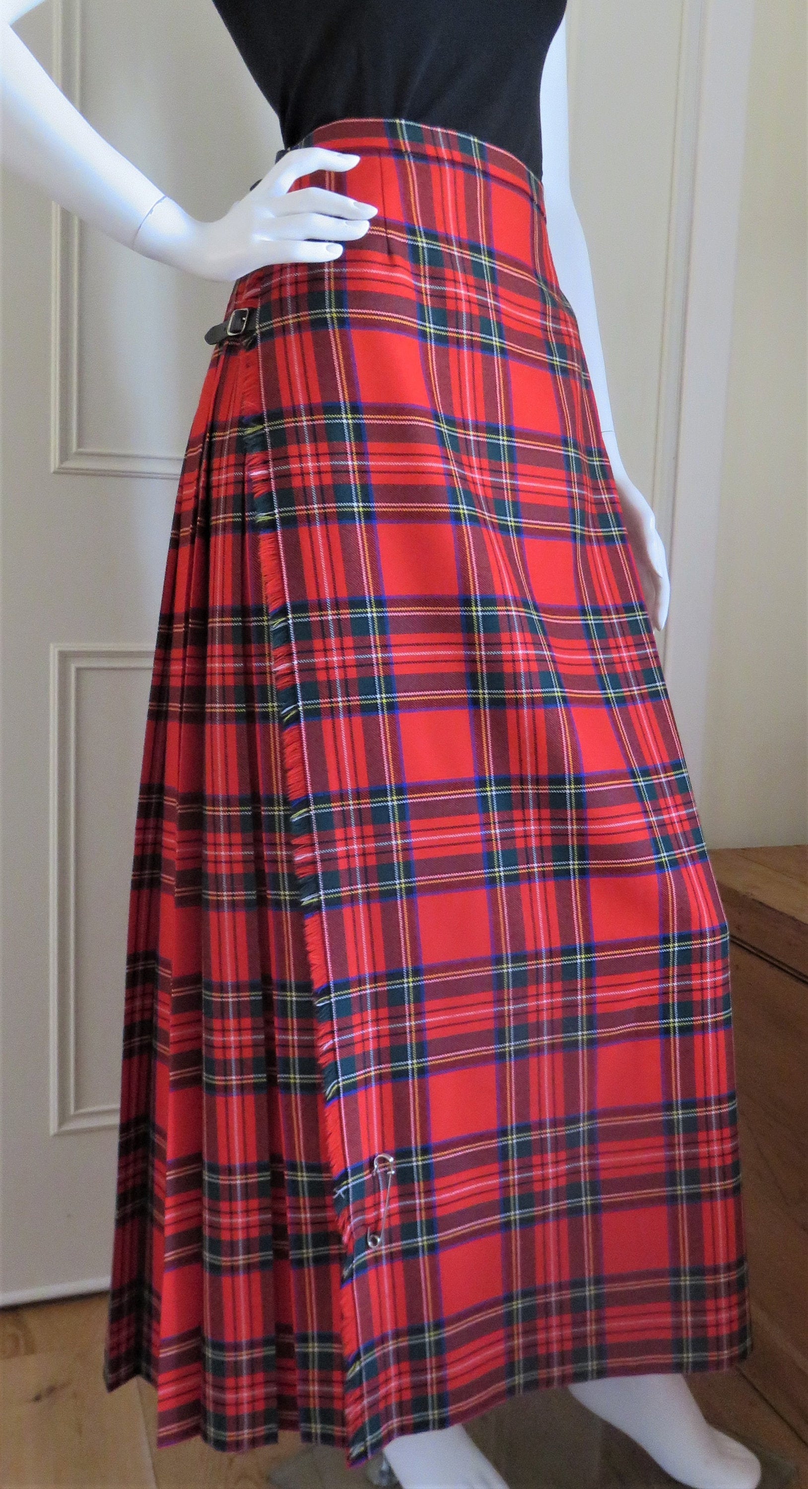 Tartan Evening Kilt Skirt Full Length Made in Scotland | Etsy