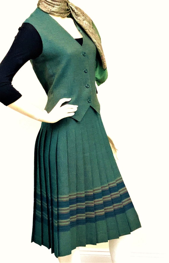 waistcoat and skirt set