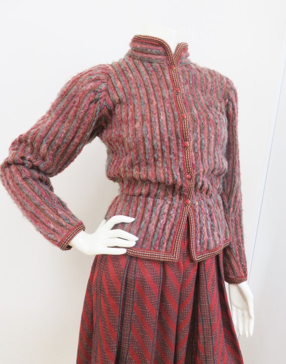 Bill Gibb 1970's Three Piece Knit Ensemble - Jack… - image 4