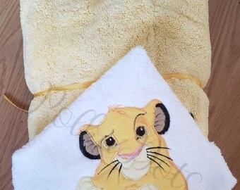 simba hooded towel