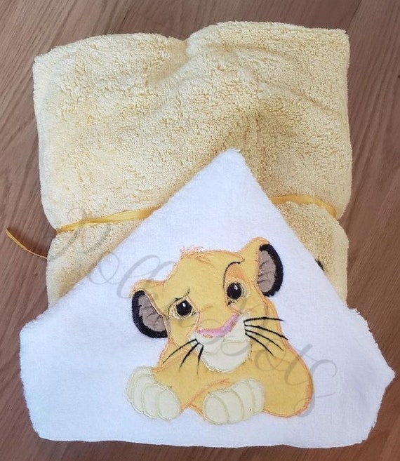 lion king hooded towel