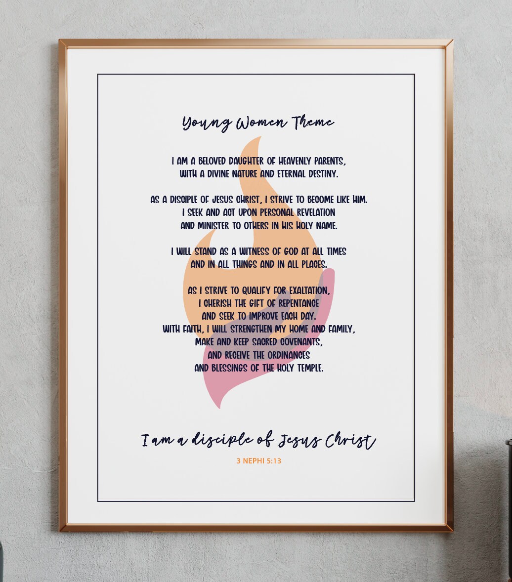 Young Women's Theme / 2024 Youth Theme - Etsy