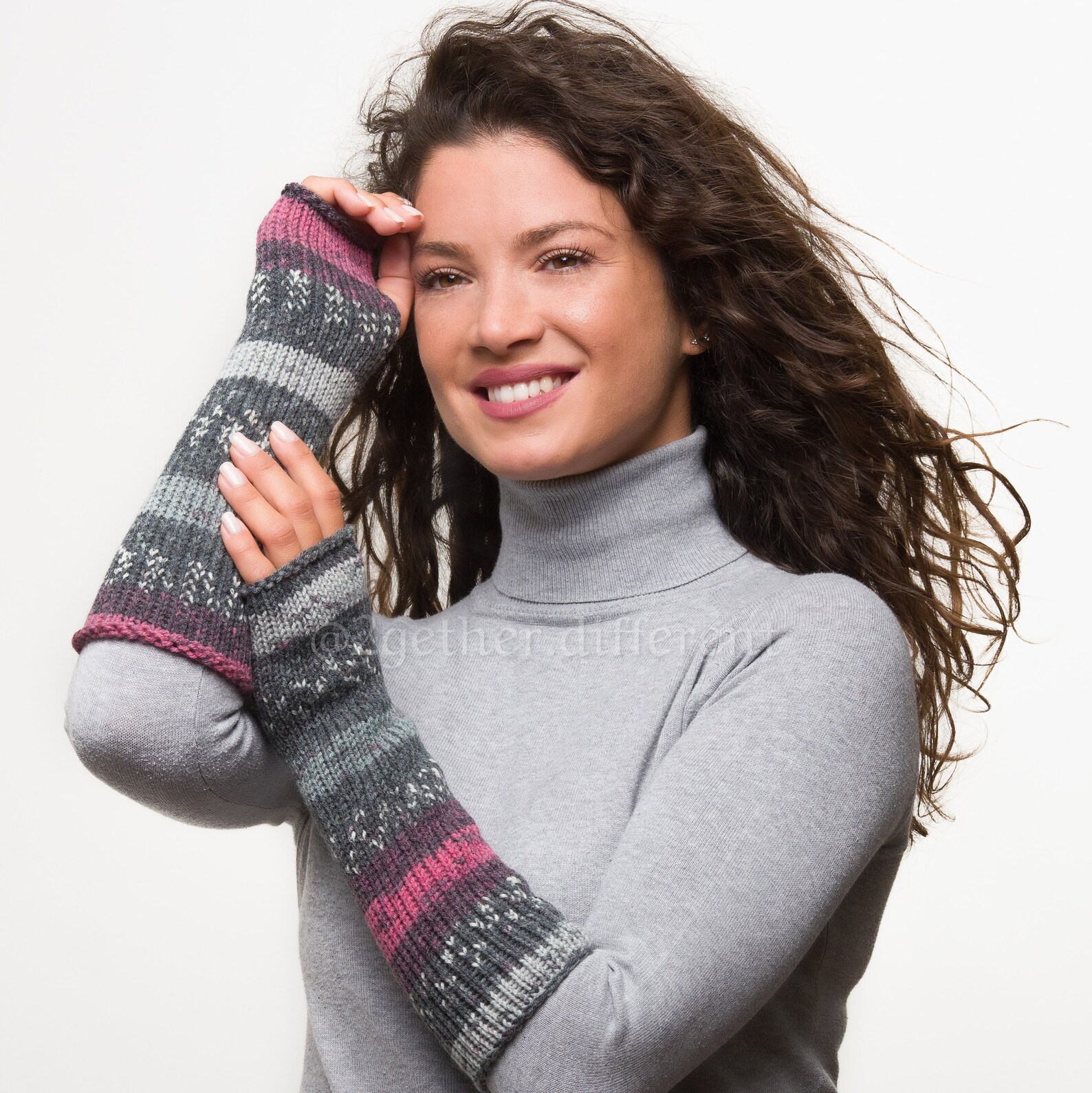 Long Fingerless Gloves Womens Winter Accessories Womens Etsy