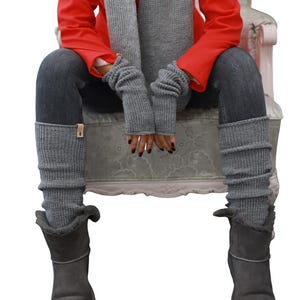 Thigh high legwarmers - Chunky leg warmer - Wool boot cuffs - Winter accessories - Yoga leg warmers - Dancing Leg Warmers- wool accessories