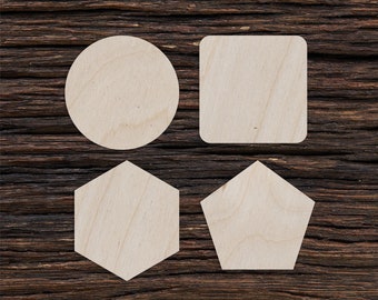 plain wooden coasters