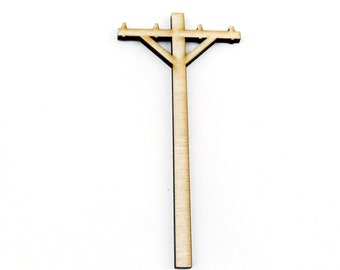 Fortnite Etsy - wooden utility pole shape for crafts and decoration laser cut telephone pole blank craft electric pole fortnite wooden utility pole