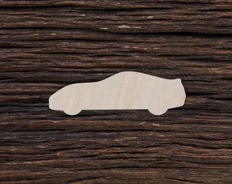 Police Car Blank Shape Wooden Pack Bundle Plywood Hobbies Set #1129