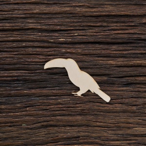 Wooden Toucan Shape For Crafts And Decoration - Laser Cut - Tucan - Toucan Art - Toucan For Display - Tropical Bird