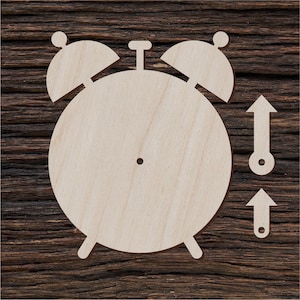 Wooden Clock Kit for Crafts and Decorations - Clock Kit For Kids - Clock Kit Toy - Clock Kit Game