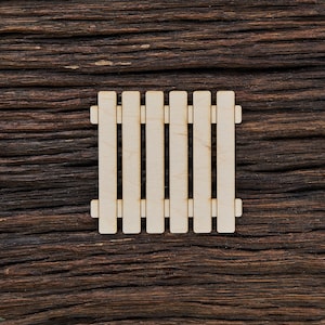 Wooden Fence Shape For Crafts And Decoration - Laser Cut - Picket Fence - Fences - Fence Decor - White Picket Fence
