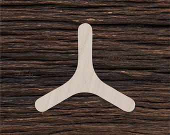 Wooden Boomerang For Crafts And Decorations - Wooden Blanks - Craft Blanks - Boomerang Pin Gift - Australian Brooch - Retro Brooch