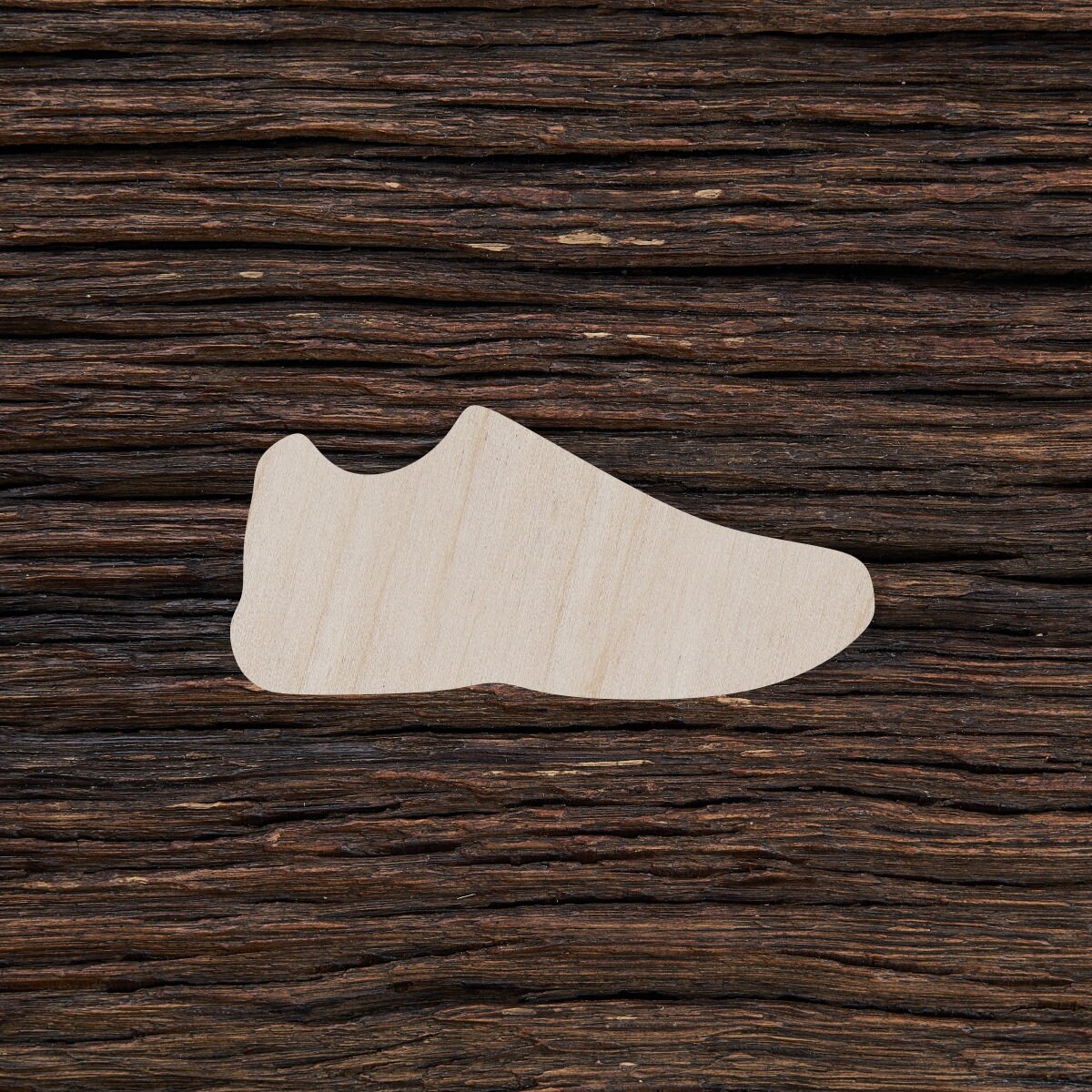 Zapato de madera para manualidades y decoraciones - Zapato recortado - Colgante de zapatos - Imán para zapatos