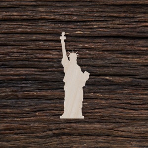Statua Della Libertà in Legno per Artigianato e Decorazioni - Statua Della Libertà - Liberty Blank - Liberty Decor