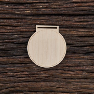 Wooden Medal Shape for Crafts - Laser Cut - Wooden Medal - Personalised Medal - Running Medal