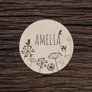 Custom Engraved Baby Name Wall Plaque For Crafts And Decorations  -  Name Sign - Nursery Sign - Baby Name Sign - Baby Girl Name