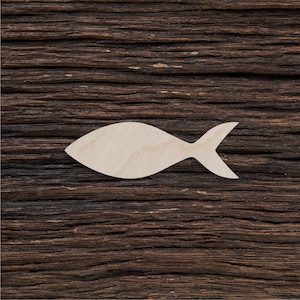 Wooden Fish Shape For Crafts And Decoration - Laser Cut - Fish - Wood Fish - Fish Decor - Fish Art