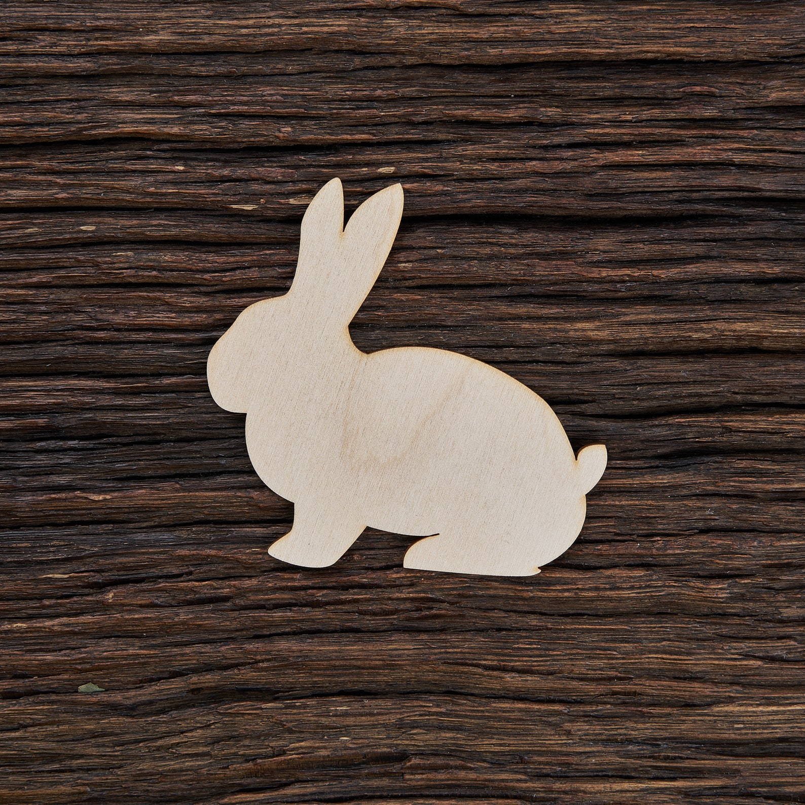 Wooden Rabbit Shape for Crafts and Decoration - Laser Cut - Rabbit ...