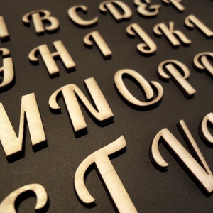 Wooden Letters for Front Door, for Wall, for Wedding, for Nursery for Crafts - Laser Cut