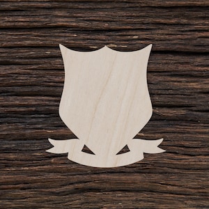 Stemma in Legno per Artigianato e Decorazioni - Stemma - Ciondolo Stemma - Orecchini Stemma