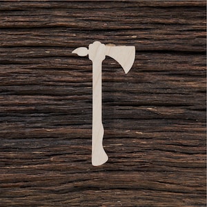 Wooden Tomahawk Axe for Crafts and Decorations - Axe Earrings - Tomahawk Cold Steel - Small Tomahawk