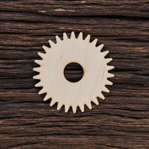 Wooden Steampunk Gear for Decoration - Laser Cut - Steampunk Gears - Wooden Cogwheel - Industrial Decor