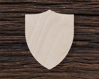 Wooden Shield for Crafts and Decorations - Medieval Shield - Blank Shield - Larp Shield - Knight shield - Warrior Shield - Hero shield