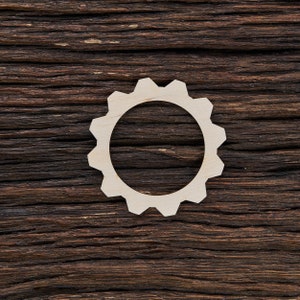 Wooden Steampunk Gear for Decoration - Laser Cut - Steampunk Gears - Wooden Cogwheel - Industrial Decor
