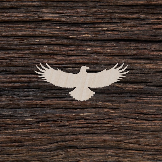 Wooden Flying Eagle for Crafts and Decorations Flying Eagle Etsy
