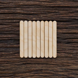 PALOS DE MADERA NATURAL FINOS REDONDOS 20CM PACK 36 UN. SMART