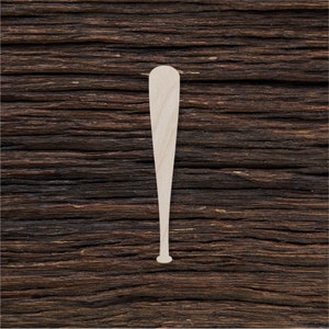 Bat de béisbol de madera para artesanías y decoraciones - Pendiente del bate de béisbol - Amante del béisbol - Mini bate de béisbol