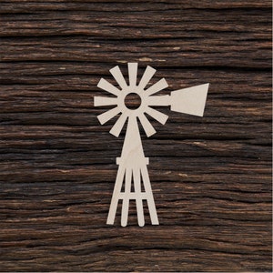 Houten windmolen voor ambachten en decoraties - Windmolenwieken - Windmolen Muur Decor - Windmolen Klok