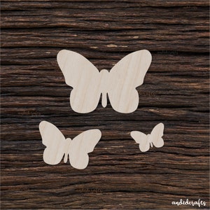 Drewniany motyl do rękodzieła - cięcie laserowe