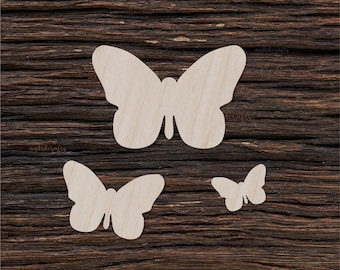 Wooden Butterfly for Crafts - Laser Cut