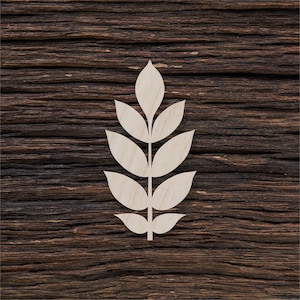 Hölzerne Asche Blatt für Handwerk und Dekorationen - leeres Blatt - Asche Baum Dekor - Baum Blätter