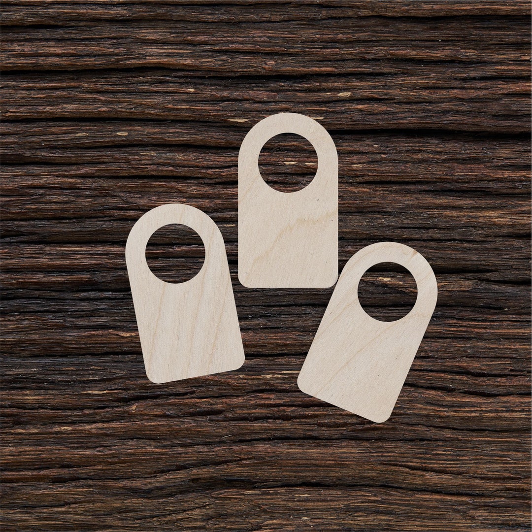 Target Without Numbers Wooden Number Tag Without Number for Crafts - Laser Cut - Dressing Room ...