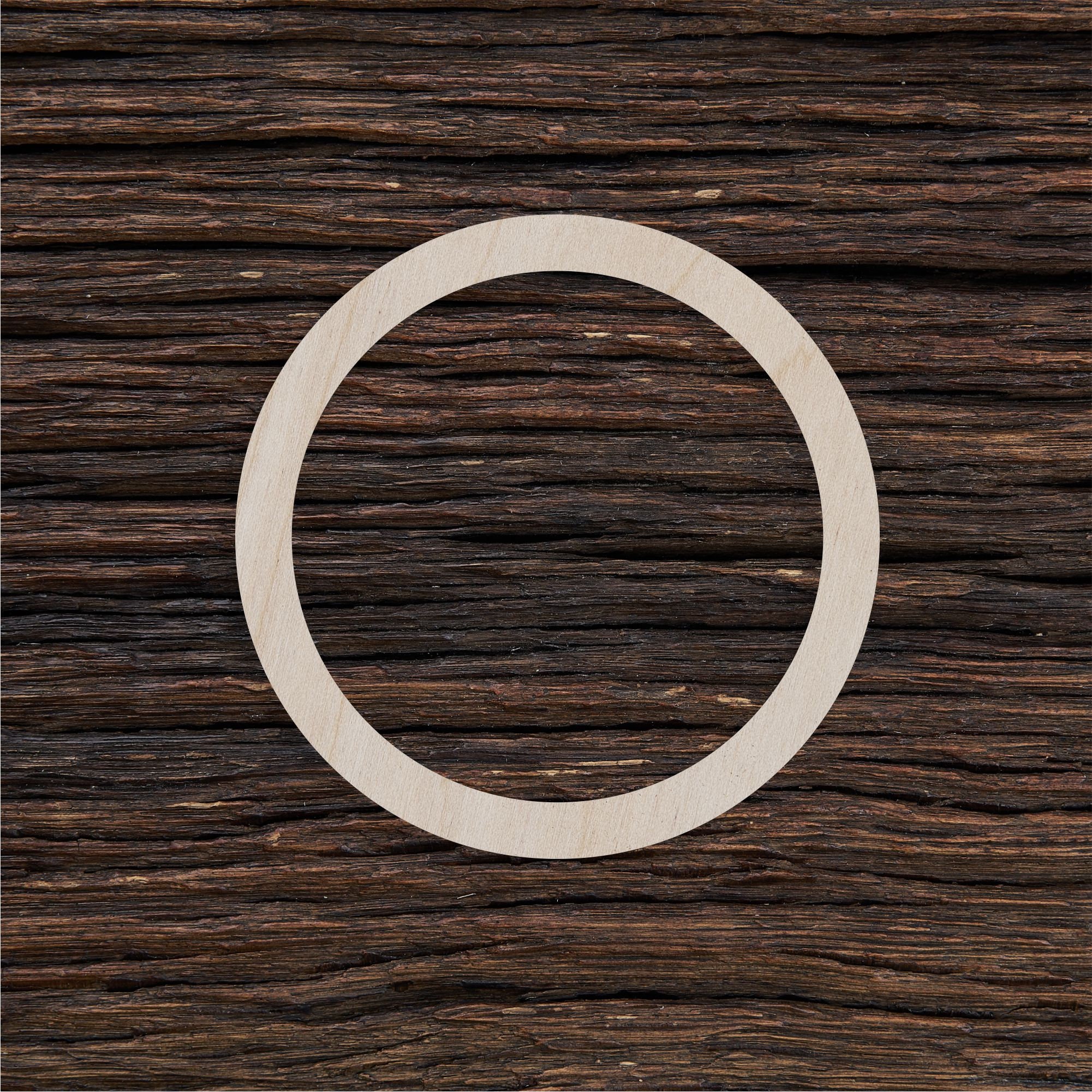 DIY Craft Wood Rings, 1-1/8-Inch, 14-Count - Natural