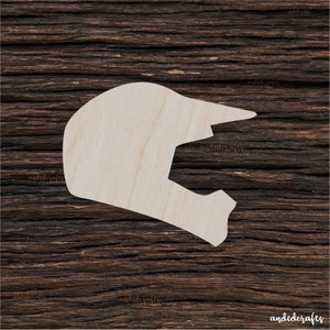 Wooden Enduro Motorcycle Helmet Shape For Crafts And Decoration - Laser Cut - Enduro Helmet - Adventure Helmet - Custom Helmet