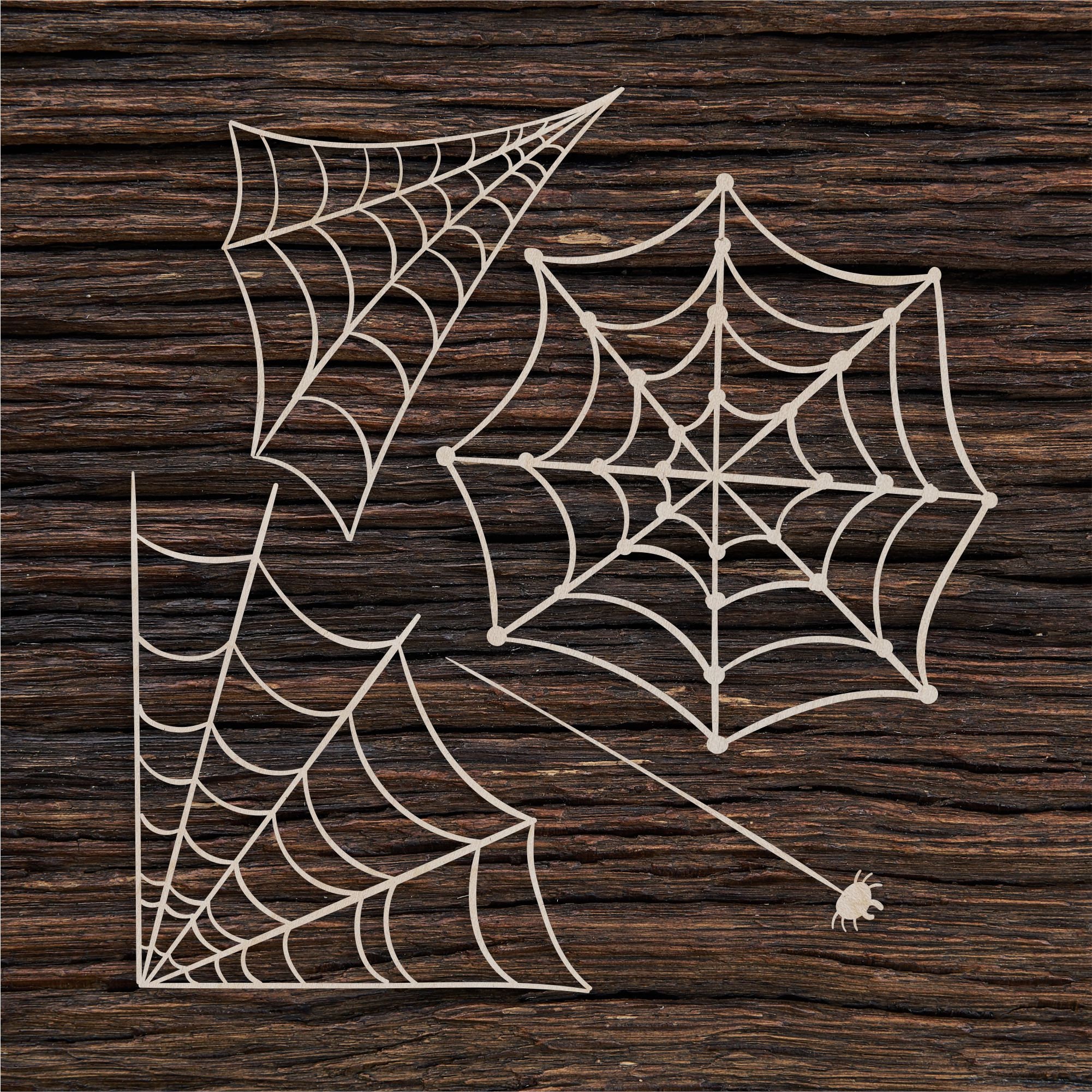 Corner Spider Web Decal Sticker 10 X 7 