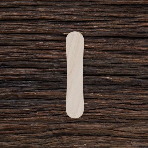 Snowboard in legno per artigianato e decorazioni - Orecchini da snowboard - Collana snowboard - Snowboard Shape