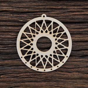 Appendere la parete di base in legno acchiappasogni per la decorazione - Taglio laser - Progetto artigianale - Decorazione domestica - Decorazioni per la casa