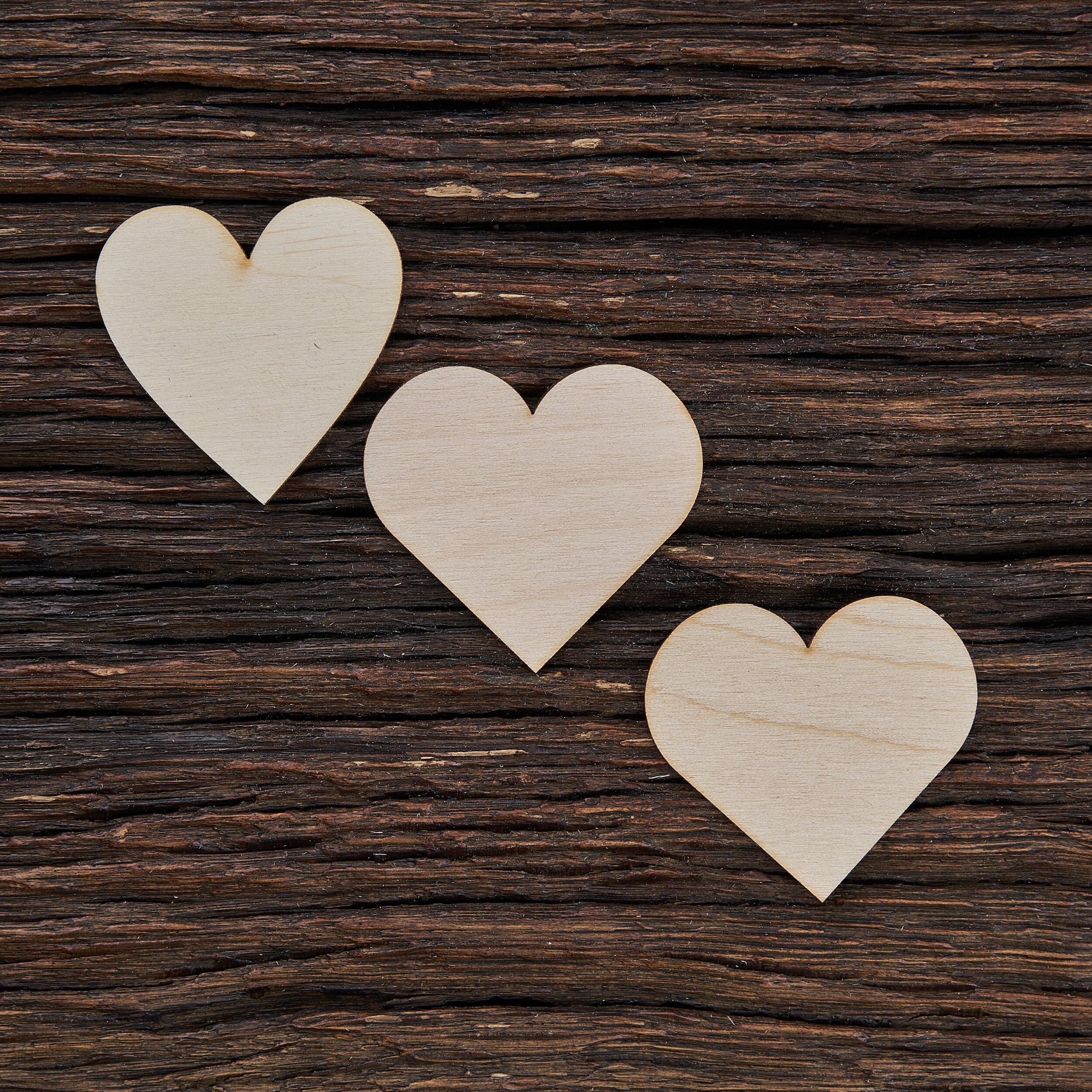 Wooden Heart for Crafts - Laser Cut - Wedding Hearts - Wooden Hearts -  Personalised Hearts