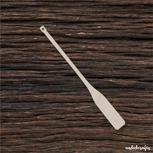 Wooden Oar Shape For Crafts And Decoration - Laser Cut -  Unfinished Oar - Oar Wall Decor - Wood Oars - Wooden Oars