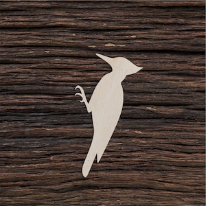 HolzSpecht Form zum Basteln und Dekorieren - Laser cut - Specht Ornament - Specht Anhänger - Specht Kunst - Specht Specht