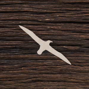 Albatros en bois pour l’artisanat et la décoration - Boucles d’oreilles Albatros - Pendentif Albatros - Albatros Charm
