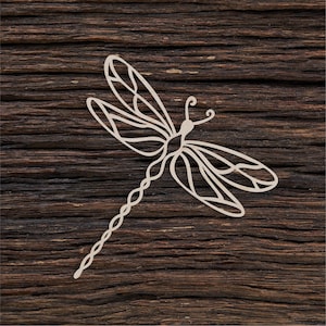 Luciérnaga de madera para manualidades - Corte láser - Luciérnaga - Forma de luciérnaga - Decoración del hogar