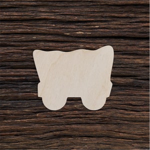 Wooden Covered Wagon Shape For Crafts And Decoration - Laser Cut - Covered Wagon Charm - Wagon Coach Charm - Western Wagon - Old West Wagon