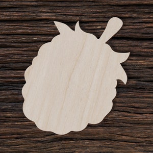 Wooden Raspberry for Crafts and Decorations - Raspberry Pi - Raspberry Pi Case - Raspberry Creative - Wood Earring Blank