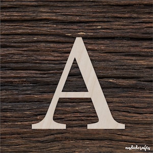 Hölzerne Alpha-Form für Handwerk Und Dekoration - Laser-Schnitt - Alpha-Ausschnitt - Griechische Buchstaben - Griechisches Symbol - Altgriechisch
