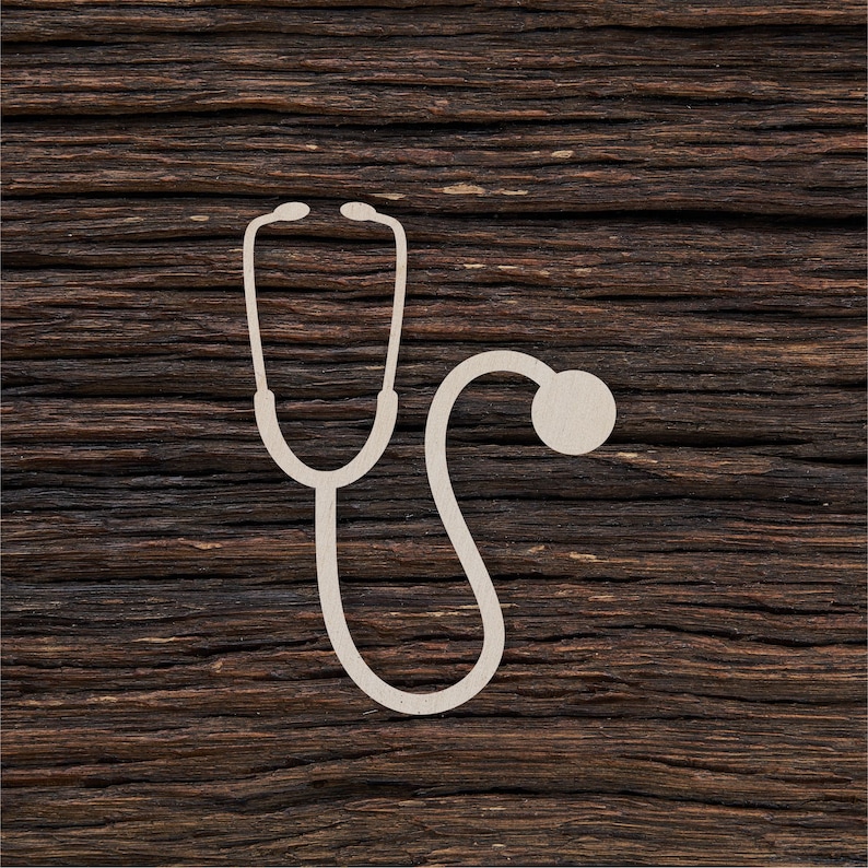 Wooden Stethoscope for Crafts and Decorations Stethoscope Etsy